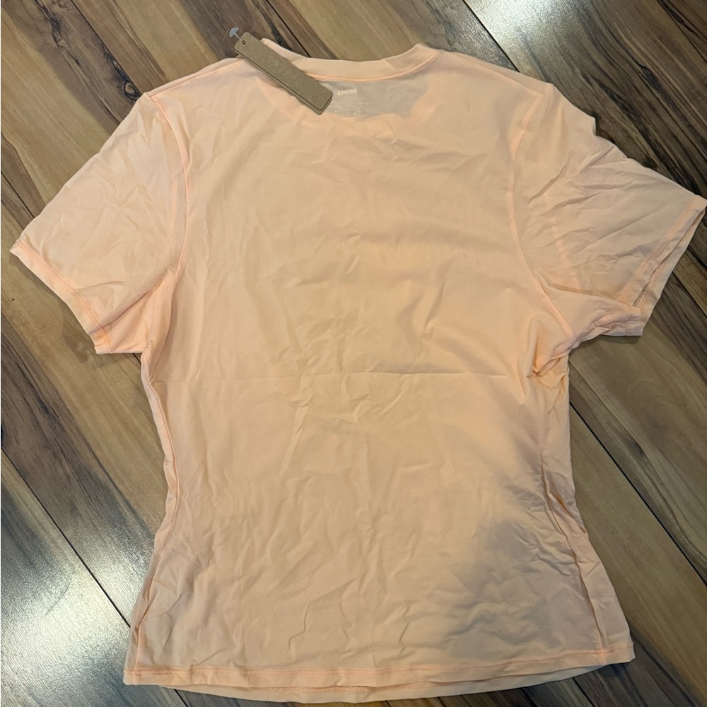 ✨ 🍑 SKIMS Fits Everybody Short Sleeve Tee - Faded Nectar (L) ✨ - Picture 5 of 9